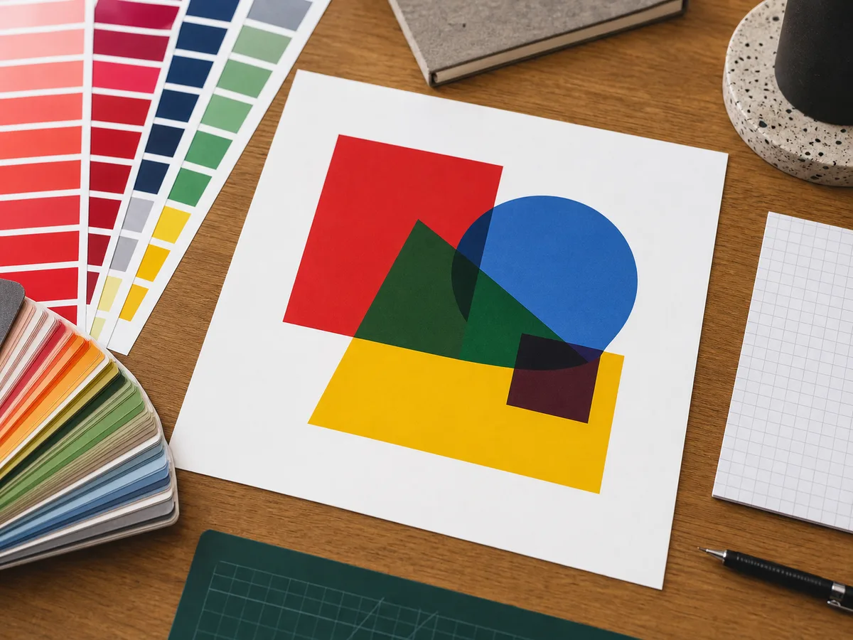 Logos e gráficos - imagem colorida antes da conversão para escala de cinza